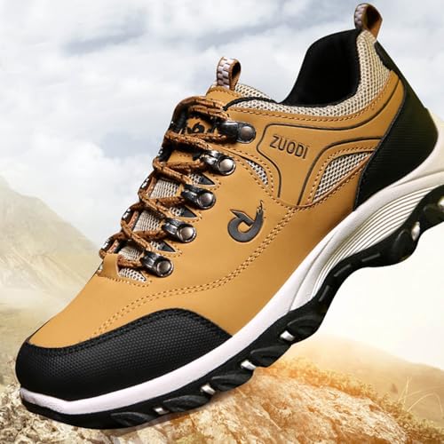 BORAMAX Men's Sneakers Hiking Shoes Running ShoesComfort Casual Shoes Mountaineering Walking Shoes Outdoor Sneakers3