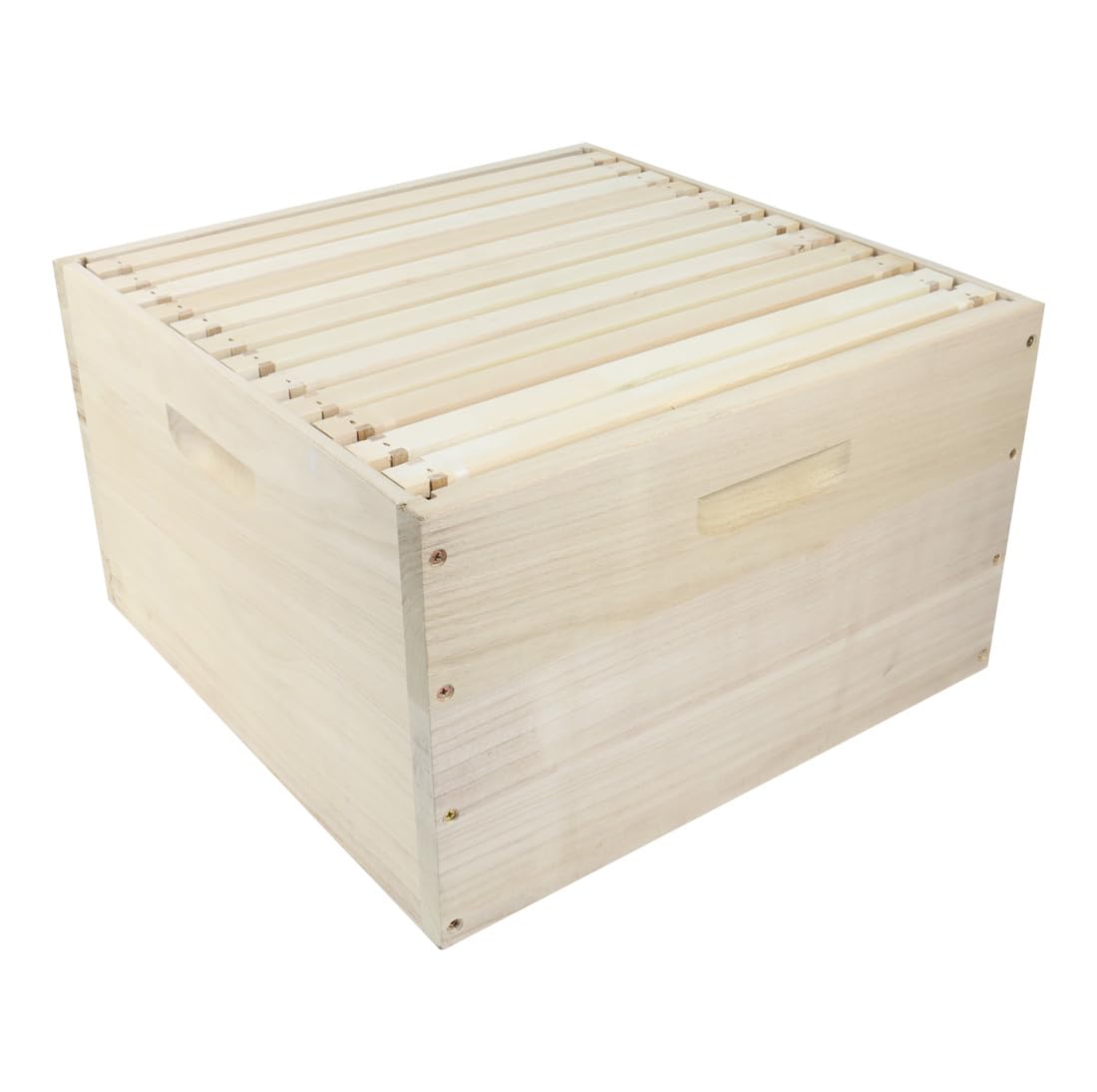 Dadant US Beute 12er aus Massivholz für Imker Bienen, inkl. Rähmchen (30x)