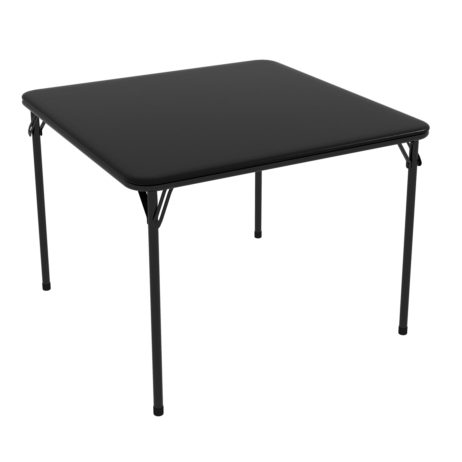 Garvee Mesa Plegable, Mesa Plegable Camping Fácil de Plegar y Ahorra Espacio, Uso versátil para Interior salón balcón y Exterior terraza Camping, 96×96×70 cm, Negro