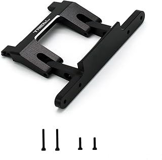 TREAL Axial SCX24 Gladiator Rear Bumper Mount Alu 7075 (Black)