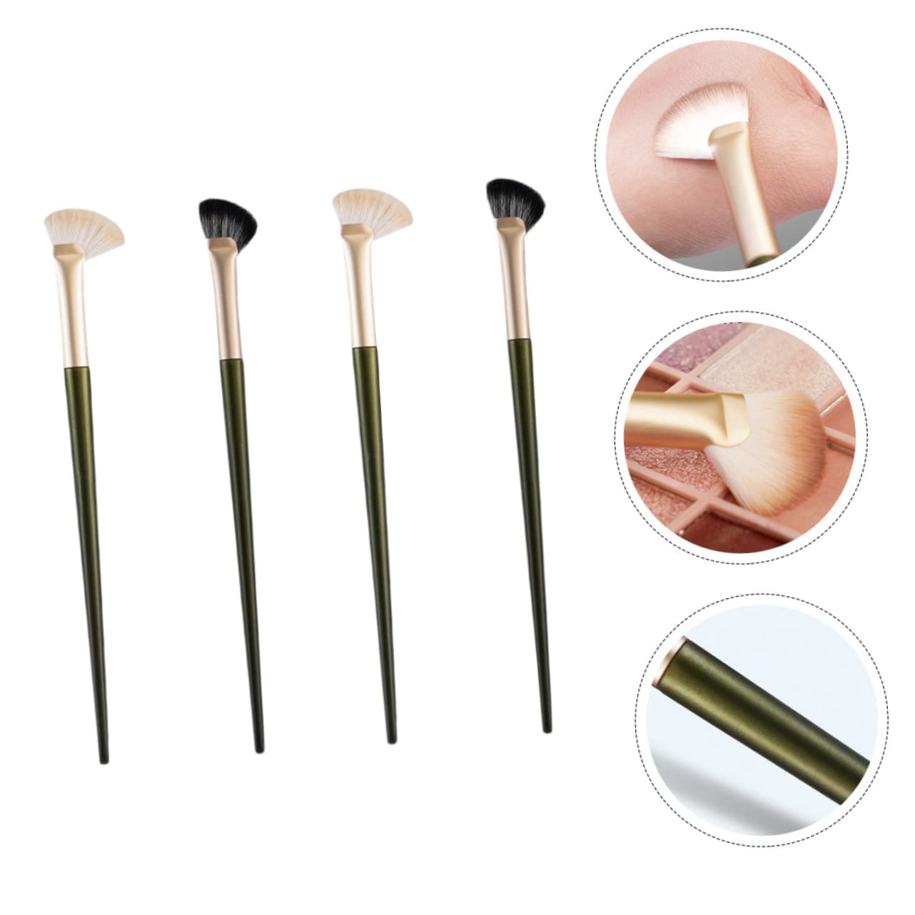 Didiseaon 20pezzi Contour Per Angolato e Ombretto Per Occhiaie e Puffiness Multifunzionali Per e Sopracciglia Morbidi