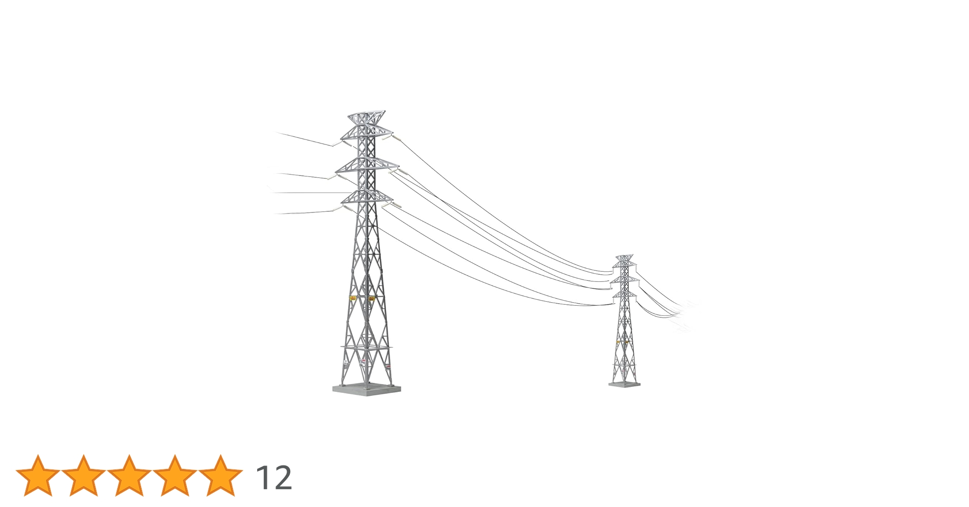 TOMYTEC 模型 赤白送電鉄塔　ジオコレ 情景コレクション 情景小物シリーズ 送電鉄塔 A2 - 逆三角形型