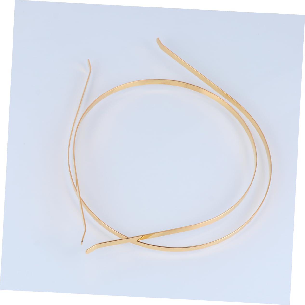 FRCOLOR 18 Piezas Bandas Para El Cabello De Las Mujeres Diadema De Oro Lazos De Pelo De Oro Diademas De Alambre De Bricolaje Aro De Pelo Metal Accesorios Para El Cabello Perder