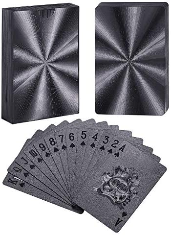 EAY Luxury Playing Cards 100% Waterproof Flexible Plastic 52+2 Poker