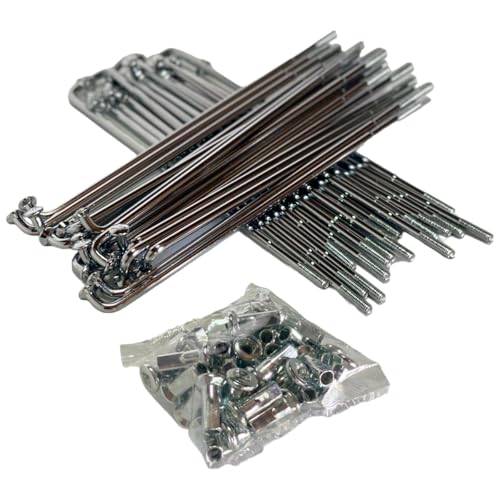 Jogo de Raio 4mm Cromado Dianteiro + Traseiro Titan Fan Start 125 150 160