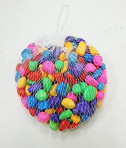 Techtest Multi-Color Stone Glossy and Decorative Garden and Glass Pebbles| for Garden Vase Fillers Aquarium Table cor Fountain Decoration 5Kg (PACK OF 5KG)-image-17