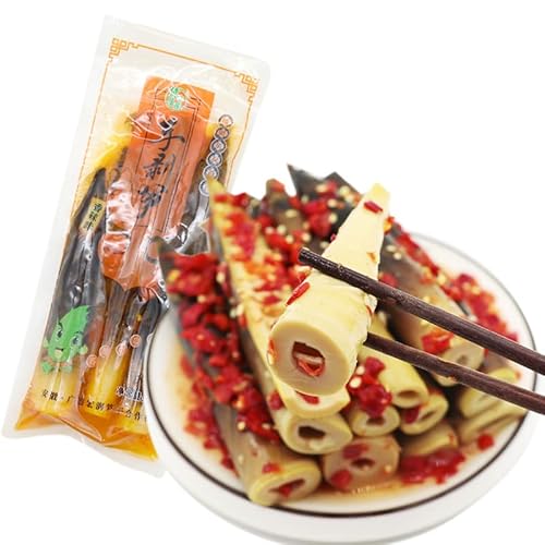 手剥笋 お菓子(230g)中国の軽食 食べ物 新?脆竹笋 中国食材小吃 麻辣竹笋香辣笋尖 若菜とたけのこの冷菜おやつ パプリカのスープ唐辛子を刻んで手でタケノコを裂く泡菜下? (香辛,6袋)