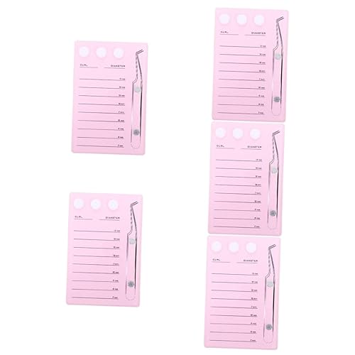 FRCOLOR 5 Uds. Tablero magnético de pestañas postizas, herramientas de pestañas postizas, suministros de maquillaje, pantalla de pestañas, paleta,