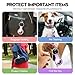 4-Pack Airtag Holder Keychain, Airtag Cover Waterproof 360° Full-Body Protective Case for Airtag, Compatible with Apple AirTags for Bags, Keys, Pets and Valuables (Multi-Color)