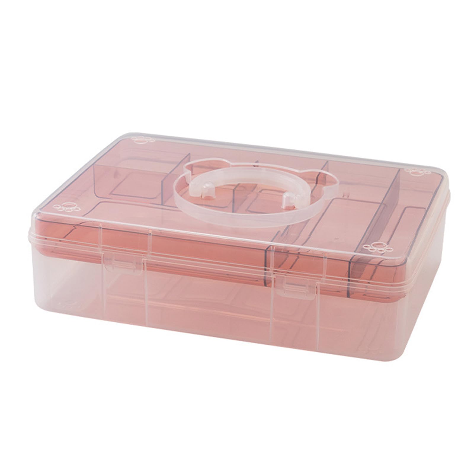 SHYYOULQE Organiser Storage Box Stackable Container for Stationery Scrapbooking Craft Supplies Container