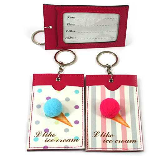 Preisvergleich Produktbild Fun Eiscreme Pom Pom Koffer Reise Urlaub blau