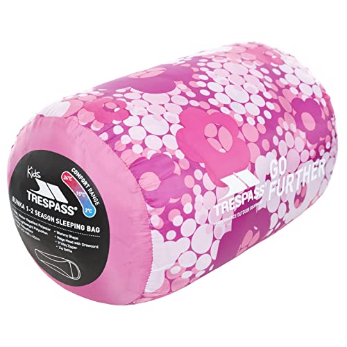 Trespass – Sacco a Pelo per Bambini, Colore: Giallo, Bunka, Rosa