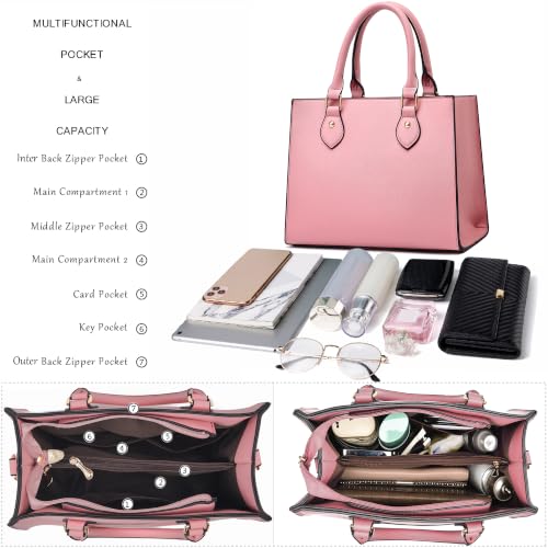 Image of CHICAROUSAL Crossbody Purses and Handbags for Women PU Leather Tote Top Handle Satchel Shoulder Bags