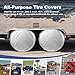 Explore Land Weatherproof Tire Covers 4 Pack Alumium Wheel Protector for Truck, SUV, Trailer, Camper, RV,S (Fits Diameter 26