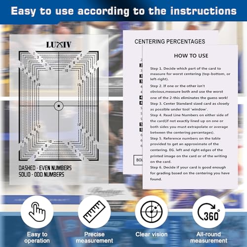Luxiv Card Grading Centering Tool Kit (Right Angle)