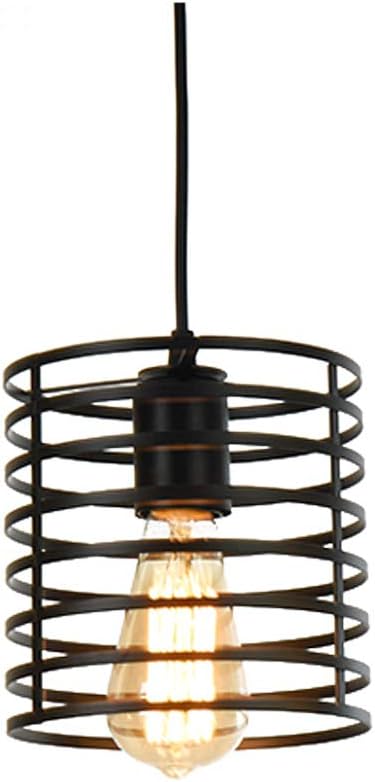 Modern Vintage Industrial Pendant Lightings Floodoor Iron Art Metal Loft Cage Hanging Lamp,Retro Flush Mount Lampshades Light,240V 1.5m/4.92ft Wire Adjustable for Kitchen,Bar,Living Room