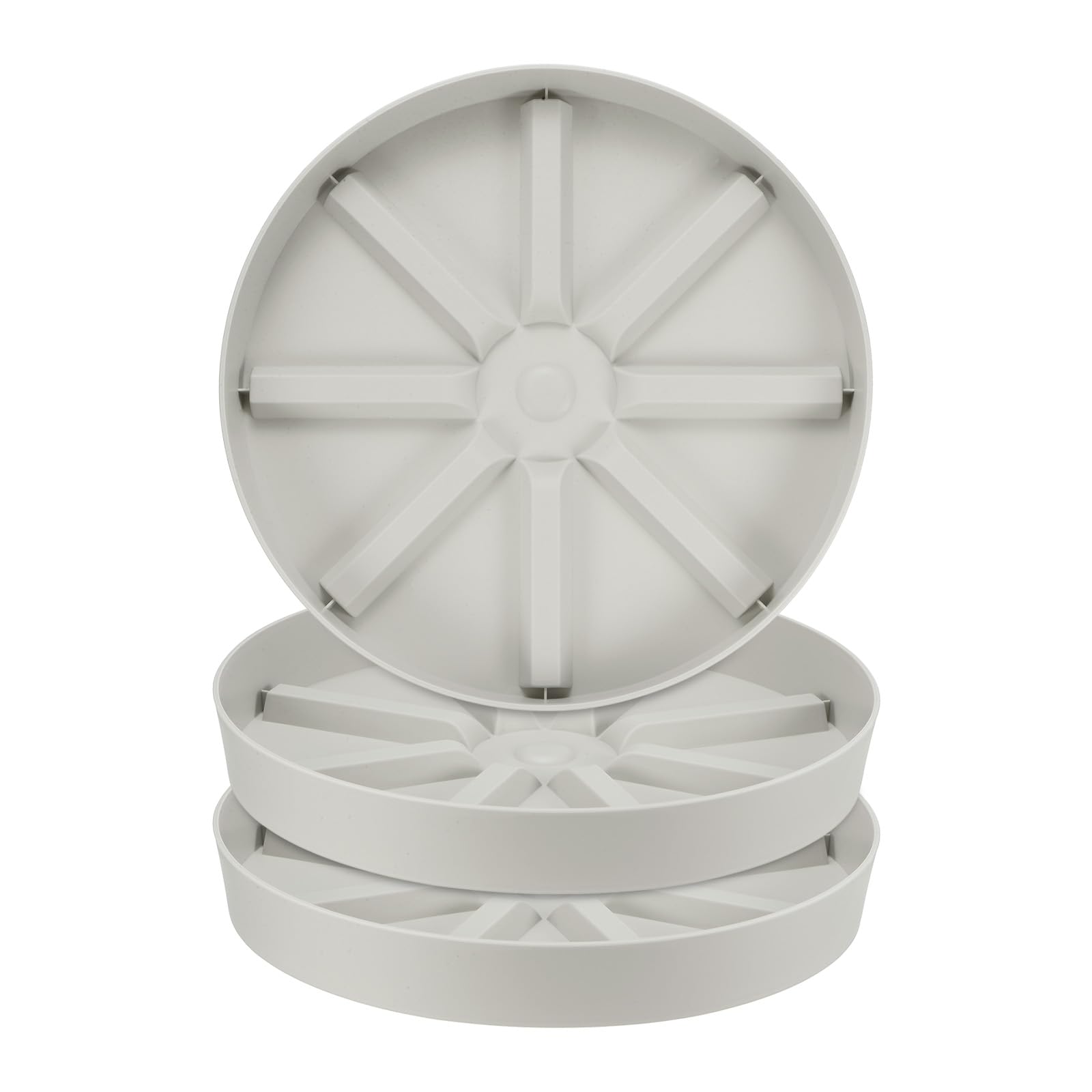 M METERXITY 3-Pack Plant Saucer, 12 Inch Flower Pot Saucers