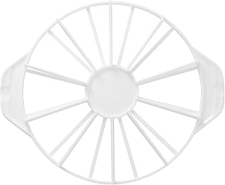 Round Cake Slicer Cake Divider Even Slicer Eco Friendly Plastic Baking Tools For Cake Equivalent White