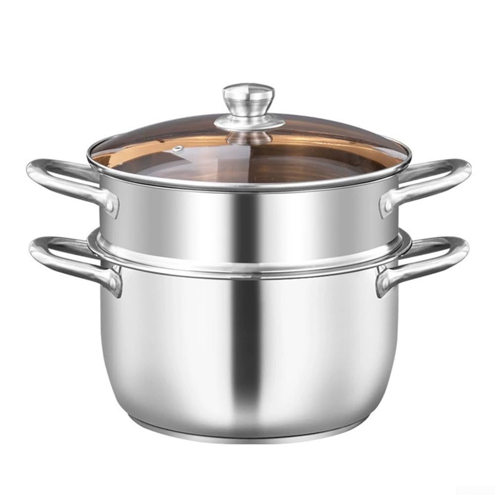 Casserole en acier 304 de 5 L pour de grandes soupes en famille