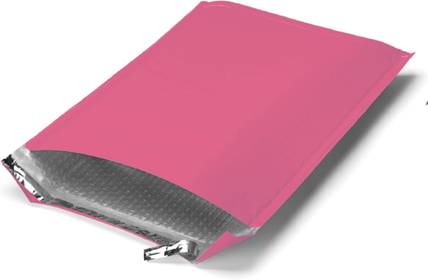 The Boxery Colored Poly Bubble Mailers (#2 8.5x12'', Pink)