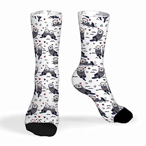 Image of Pehede Socks Mens Fun Dress Socks for Women Funny Novelty Crazy Design Socks