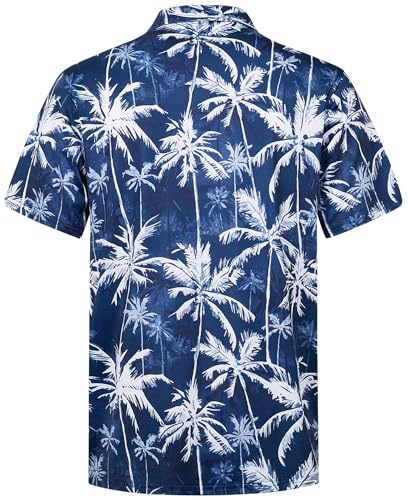 zeetoo Men's Polo Shirts Hawaiian Golf Polos Shirts Short Sleeve Performance Moisture Wicking Mens Golf Shirts2