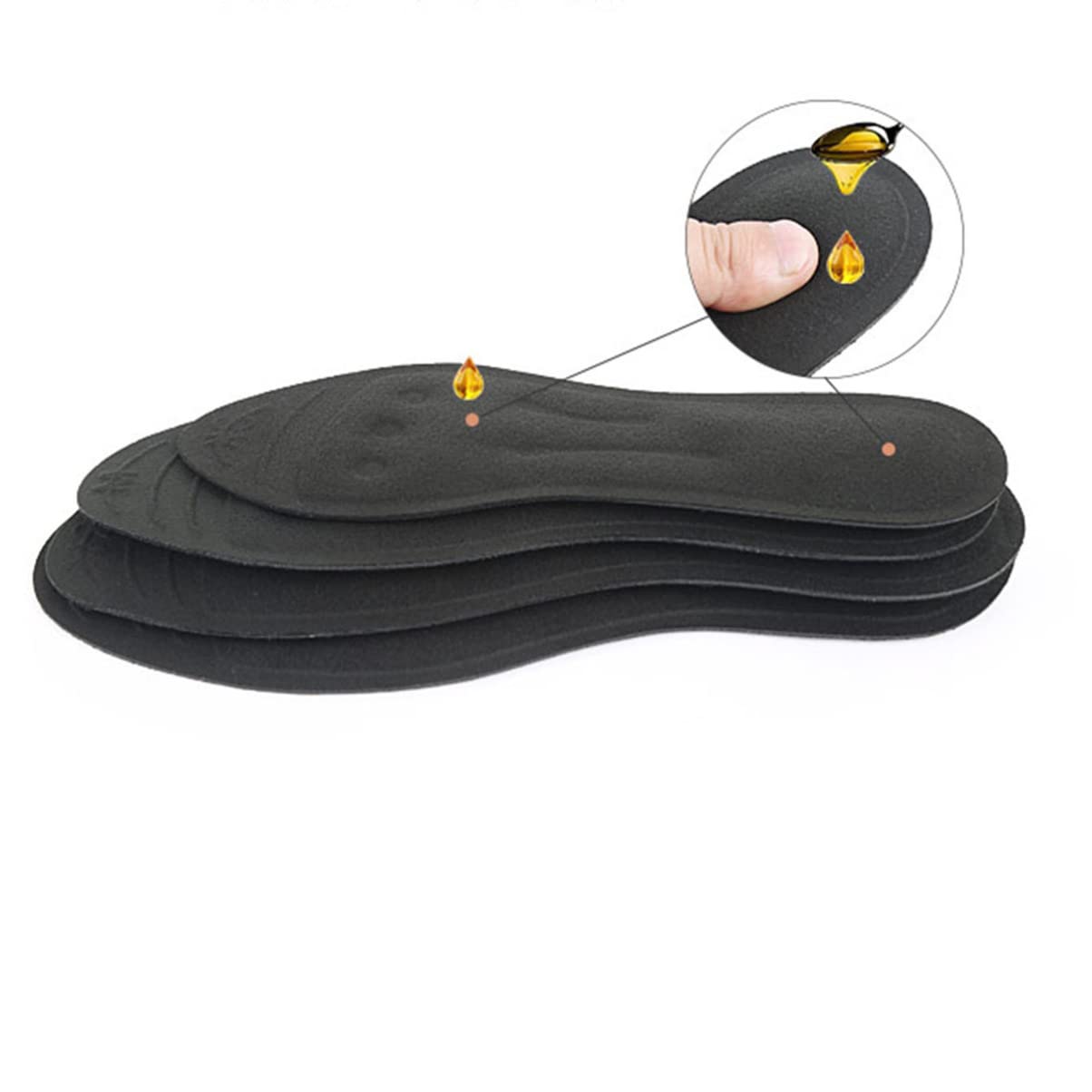 GLEAVI 3St Einlagen absorbieren Schuheinlagen zum Stehen den ganzen Tag plattfuss einlegesohlen plattfuss einlagen Einlegesohlen für Plattfüße orthopädische Einlagen volle Auflage