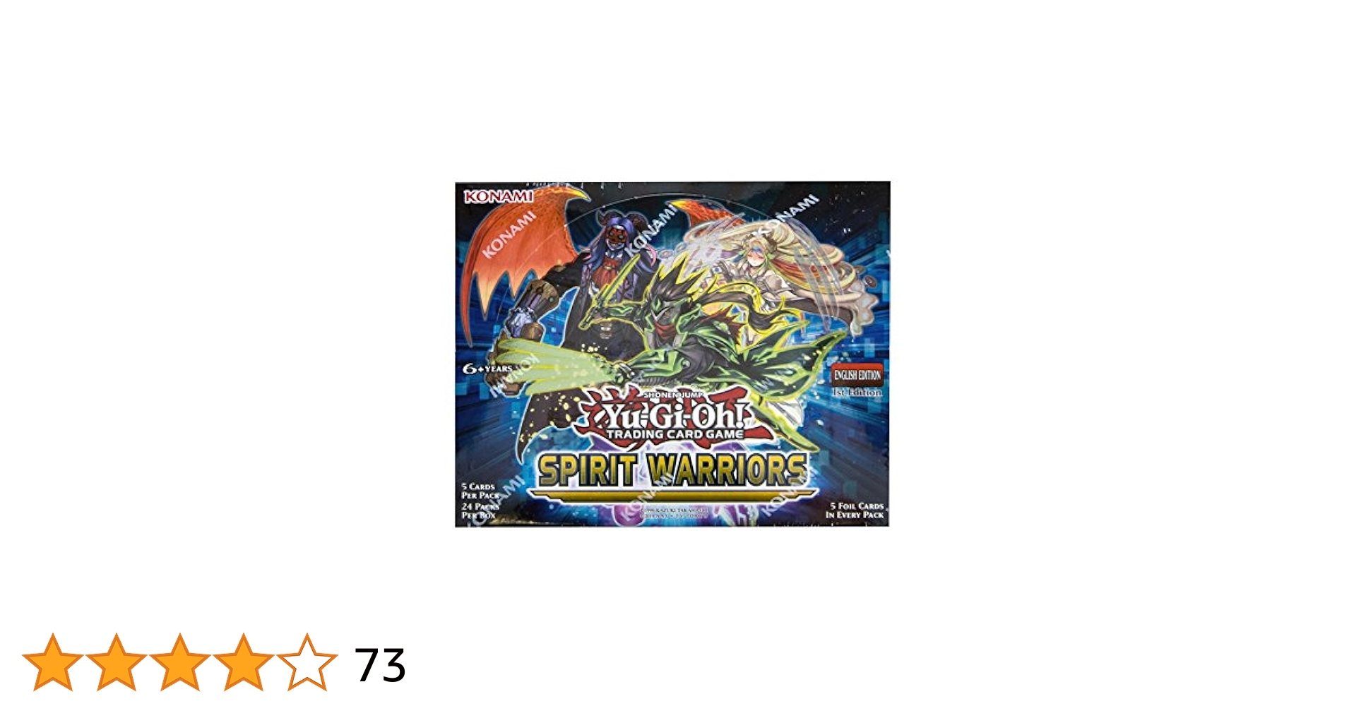 遊戯王 SPIRIT WARRIORS 英語版 未開封 1BOX
