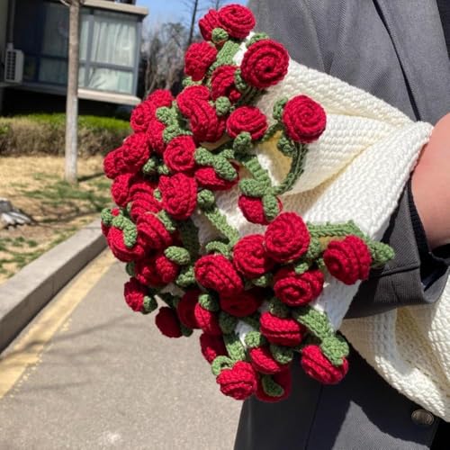 Bouquet de fleurs au crochet TFixol couverture faite main plaid léger
