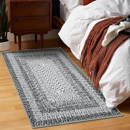 RUGSREAL 2x3 Braided Print Mat