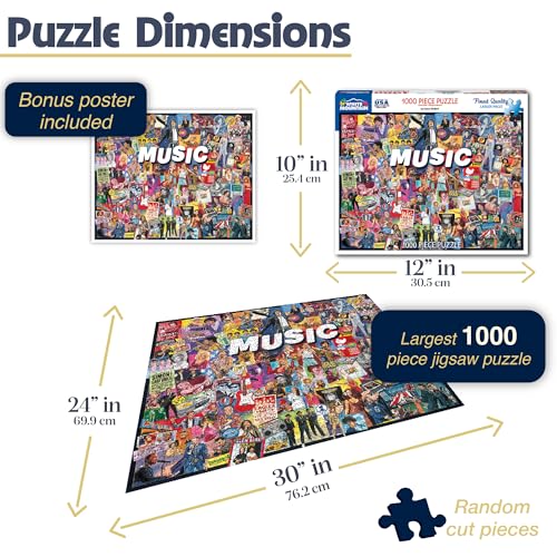 Puzzle Temática Música 24 x 30 pulgadas miniatura 2