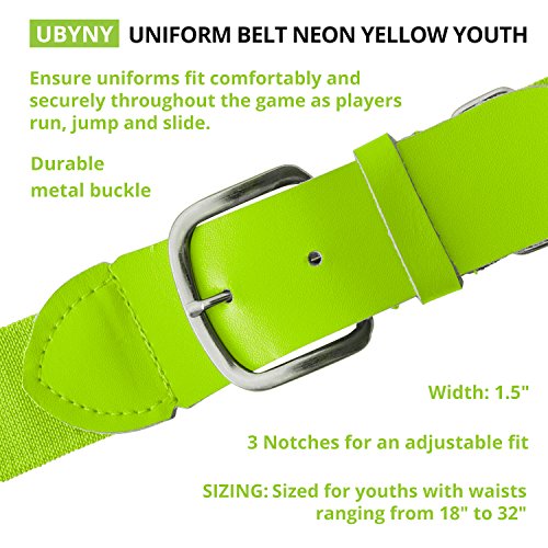 Image of Champion Sports Baseball & Softball Belt - Stretch Fit Uniform Belt for Youth & Adult Players, Multiple Colors