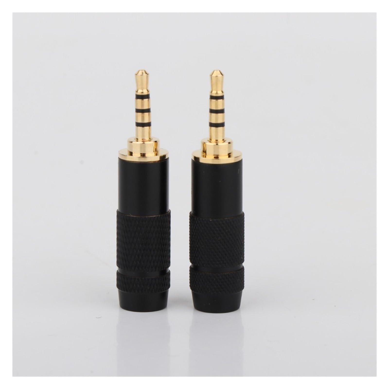 Connecteur audio jack 2,5 mm 4 pôles en métal plaqué or adaptateur à souder pour casque stéréo à monter soi-même
