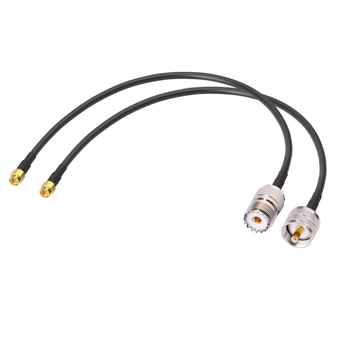 Cavo Jumper RG58 Con Connettori SO239 Femmina A SMA Maschio - 8 Pollici, 50, Per Radio UHF Cavo Coassiale 8 Pollici - Foto 6