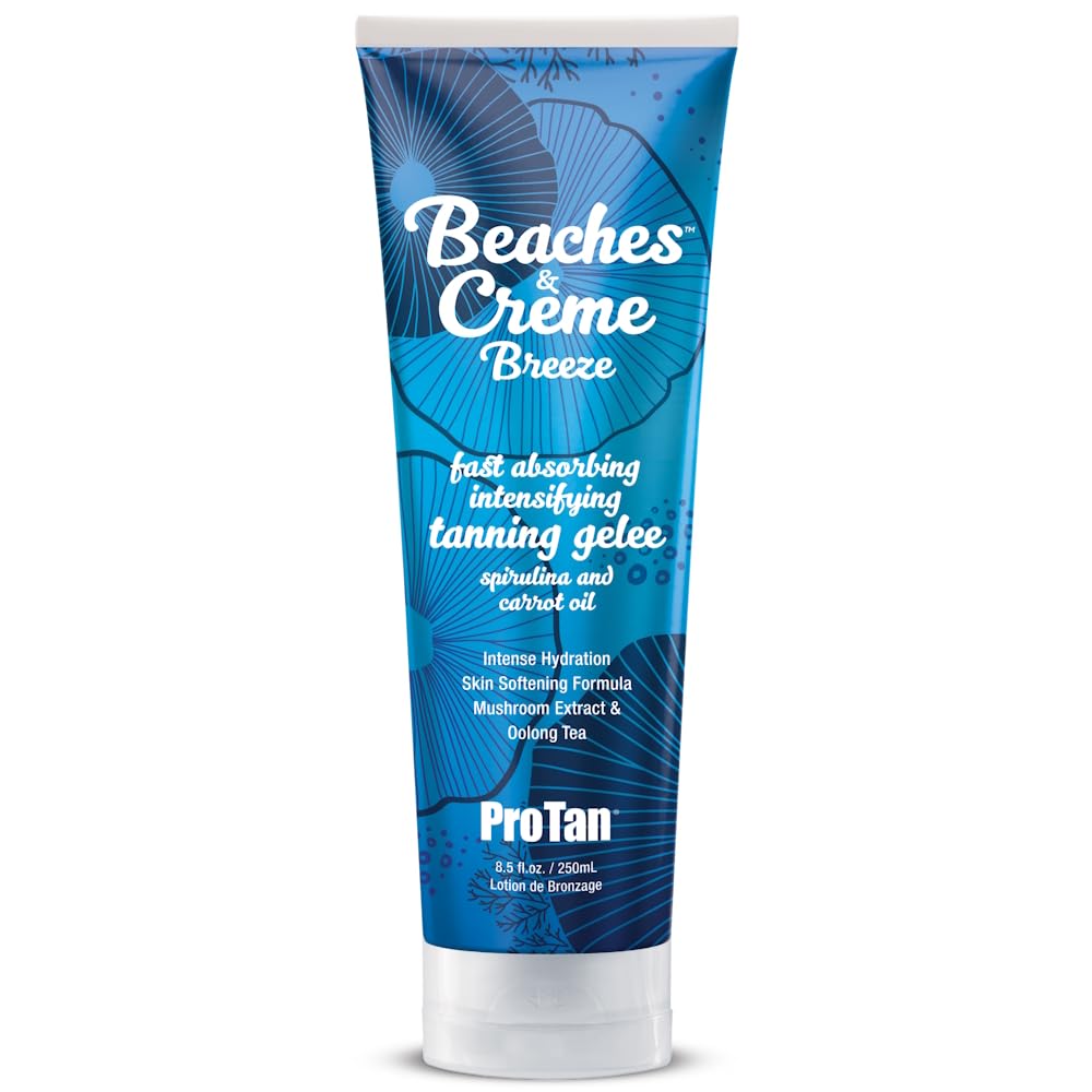 Pro Tan Beaches and Creme Breeze Fast Absorbing Intensifying Tanning Gelee (250ml), 250 ml (Pack of 1)