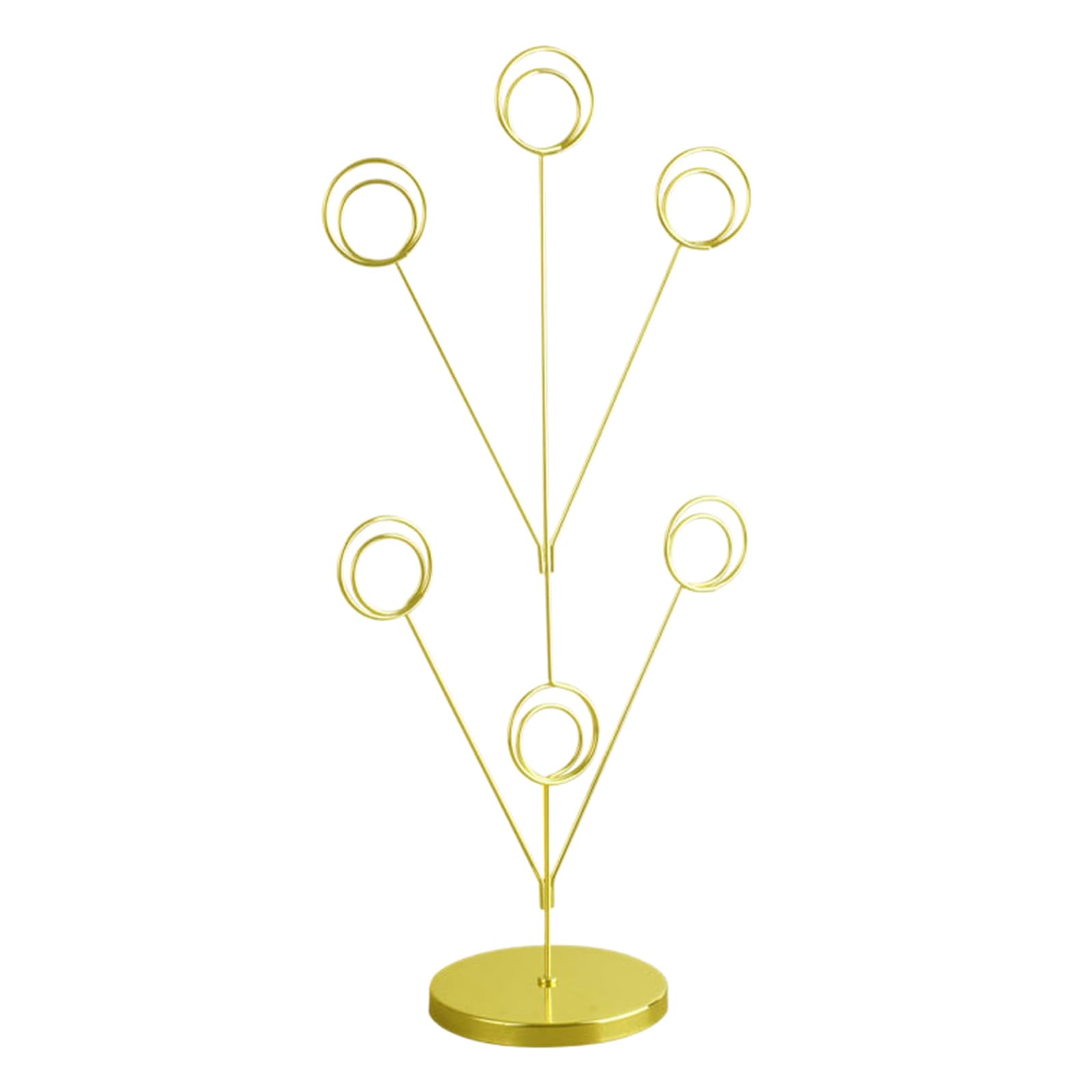 YWLUUOO Round Stand with Photo Tree Holder Ideal for Banquets and Celebrations Elegant Round Stand with Photo Tree Holder Ideal for Banquets and Celebrations