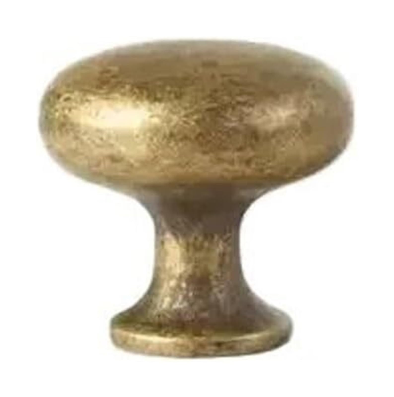 Opeximatun Drawer Knobs, Antique Zinc Alloy Cabinet Pulls & Knobs, Bronze/Ancient Silver, Multisize Bedroom Kitchen(Bronze Single Hole)