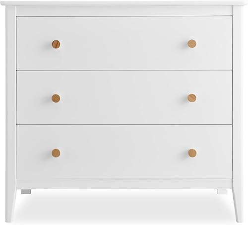 Miniatura 8 de Delta Children Callum - Cómoda de 3 cajones con cajones entrelazados, color blanco biancanatural