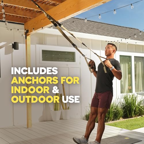 TRX Unisex Tactical Gym Suspension Trainer, Home Gym Kit, Fitness Training Designed for Military Veterans, Home Gym System with Exercise Straps - Olive