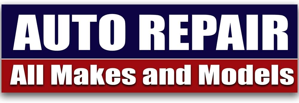 Auto Repair all makes and models Vinyl Banner (Size Options) Large - 36x120