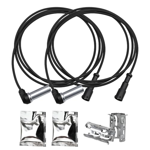 LQYLMY 2 PCS Truck Wheel ABS Speed Sensor Harness, ABS Brake Sensor Compatible with Volvo, Freightliner, Mack, Paccar, Peterbilt, Kenworth Replace # 4410328140, 4410326180