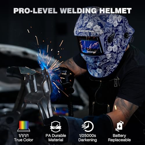 ARCCAPTAIN Large View 4-Sensor Welding Hood