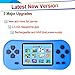 Douddy Kids Retro Handheld Game Console Built in 218 Old School Video Games 2.5'' Display USB Rechargeable 3.5 MM Headphone Jack Arcade Entertain System Children Birthday (Blue)