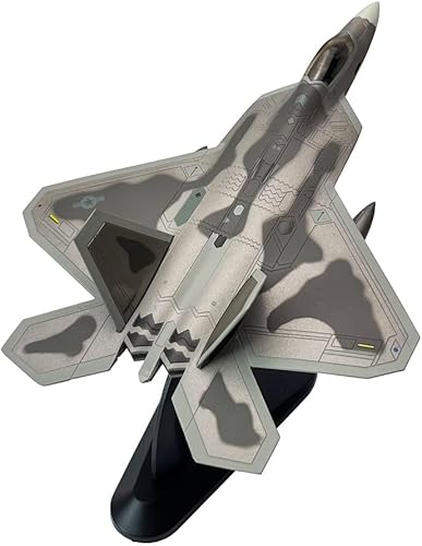 Miniatura 2 de 1/100 Escala US F-22 Raptor Fighter Metal Avión Avión Modelo Regalo Ornamento Colección