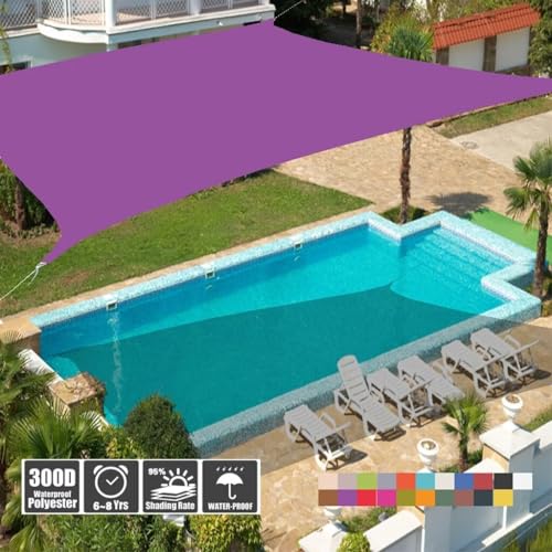 Auvent rectangulaire 2x5 m imperméable pour résoudre les problèmes de soleil