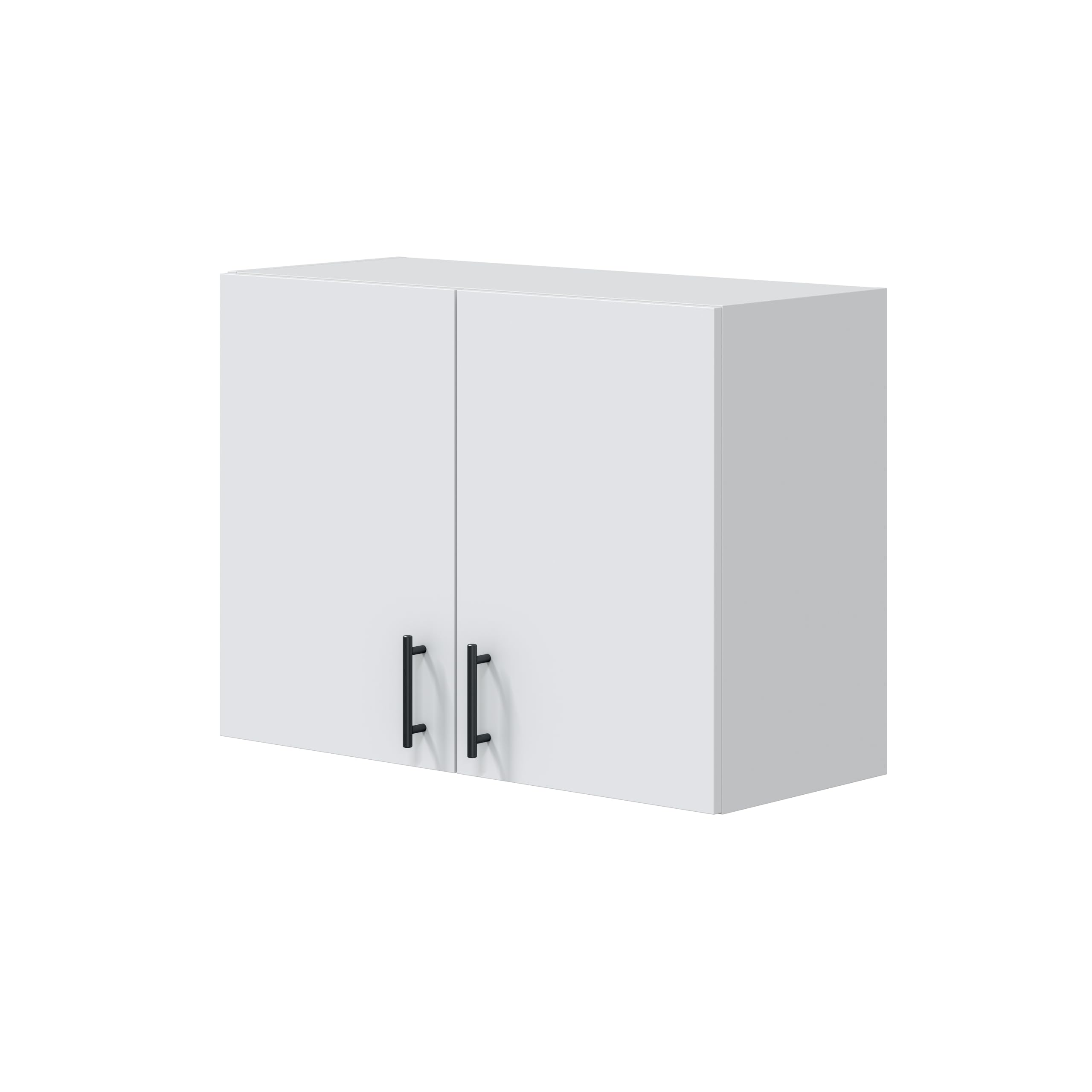 Mobelcenter, Mueble Alto de Cocina para Colgar de 80 cm, Módulo 2 Puertas y 1 Estante, Acabado Color Blanco Brillo, Medidas: Ancho: 80 cm x Fondo: 34 cm x Alto: 59 cm (1532)