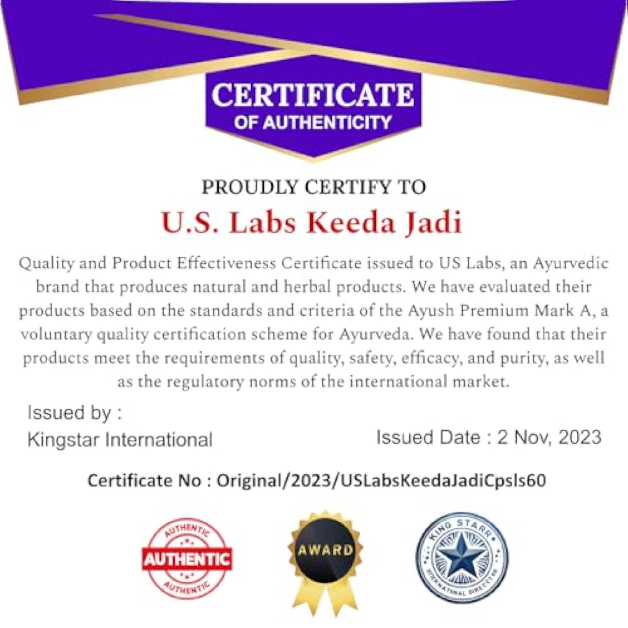 Keeda Jadi Original Capsules, Nutritional Supplement