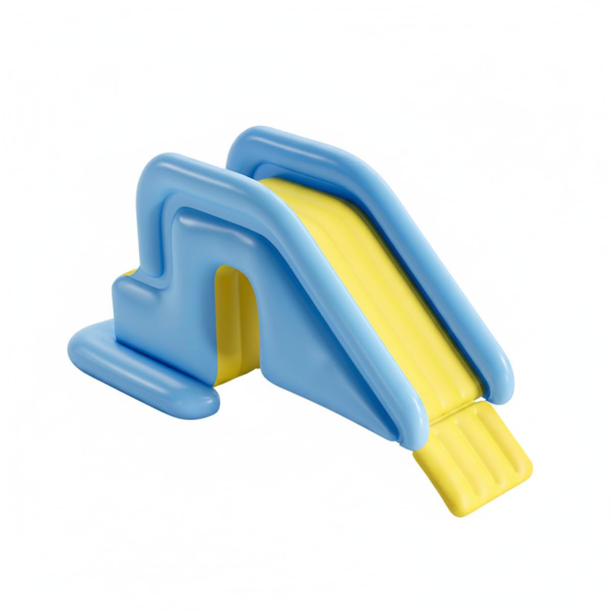 Toboggan de Piscine Gonflable, Bleu Clair, Installation Facile pour Jouer dans Le Jardin