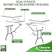 Ontario Furniture 8’ Foot Rectangular Plastic Folding Table (30