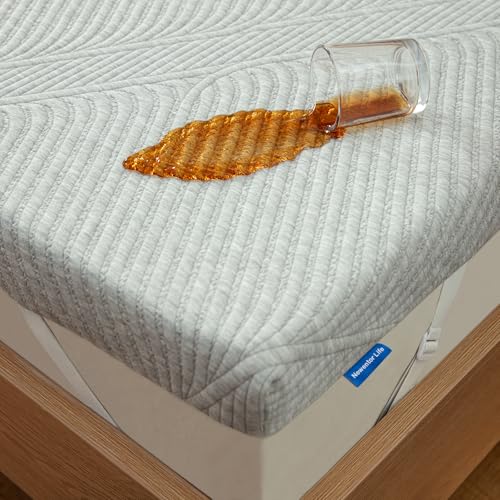 Newentor Life Cubrecolchón De Espuma Viscoelástica Para Cama Individual, Grueso, Impermeable, De Espuma Viscoelástica Con Soporte Para La Espalda Newentor Life Cubrecolchón De Espuma Viscoelástica Para Cama Individual, Grueso, Impermeable, De Espuma Viscoelástica Con Soporte Para La Espalda